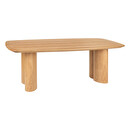 Mesa de comedor "Aliona" 220x100 cm Madera natural
