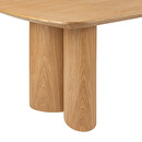 Mesa de comedor "Aliona" 220x100 cm Madera natural