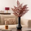 Tallo de eucalipto artificial "James" Rojo rubí, H.92 cm Rojo rubí