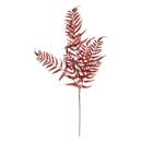 Tallo de eucalipto artificial "James" Rojo rubí, H.92 cm Rojo rubí