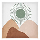 Juego de 5 lienzos impresos "Cynthia" Beige, 15x20/25x25 cm Multicolor 2