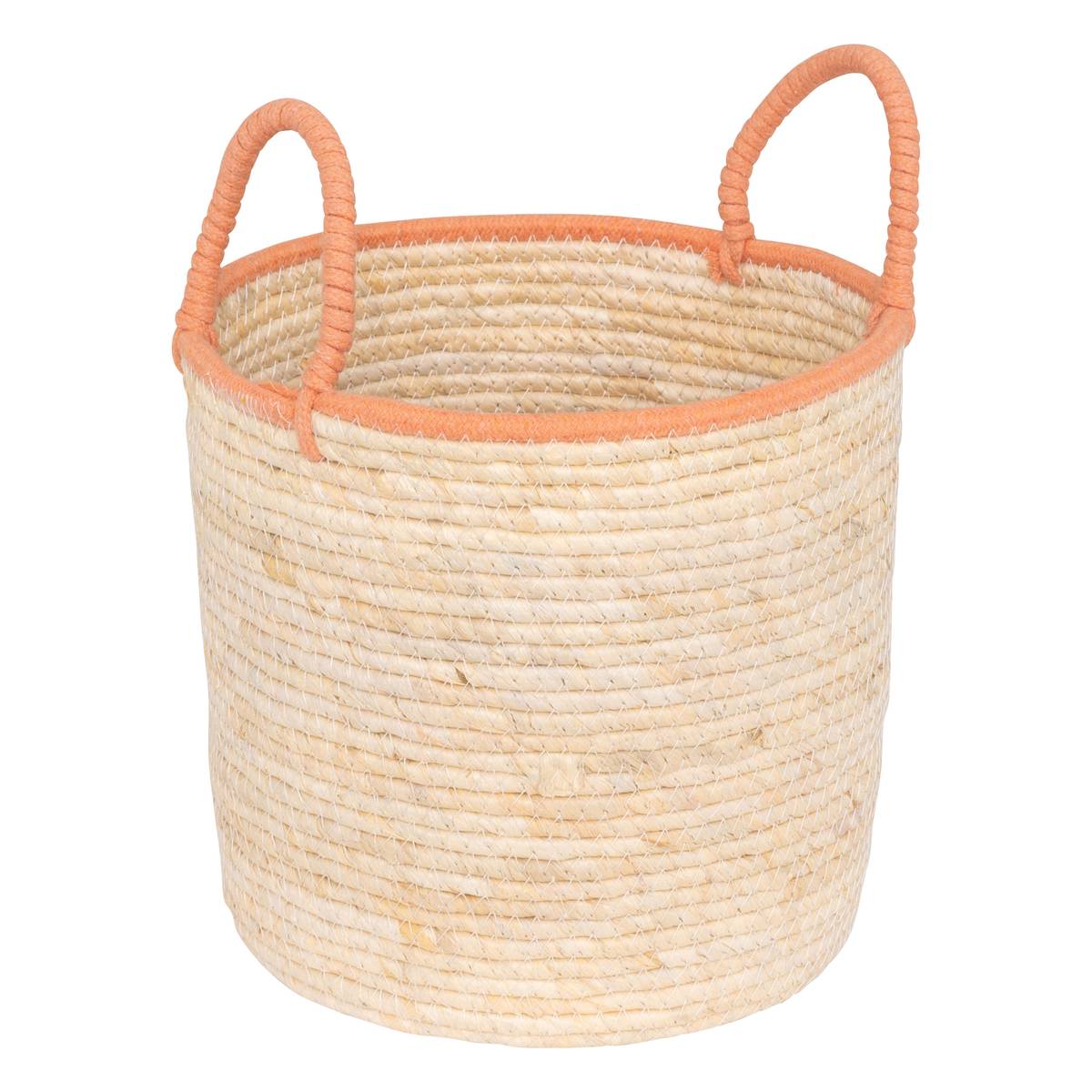 2 cestas "Wild" Beige, H.24/26 cm Beige