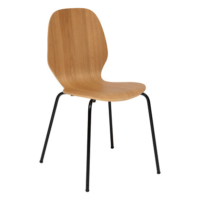 Silla "ouro" hevea y roble, 1 plaza