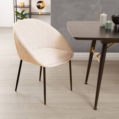 Silla "seliso" beige, 1 plaza