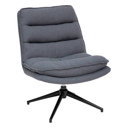 Silla giratoria "harper" gris, 1 plaza