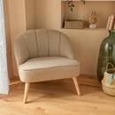 Sillón "Naova" Beige, 1 plaza Beige