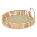 2 bandejas "Ali" Beige, D.35x11 cm Beige
