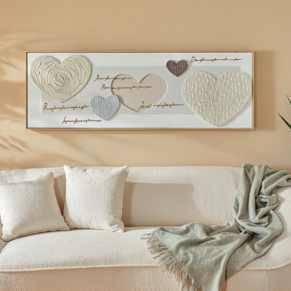 Decoración de pared "Jamie" 152x52 cm Multicolor
