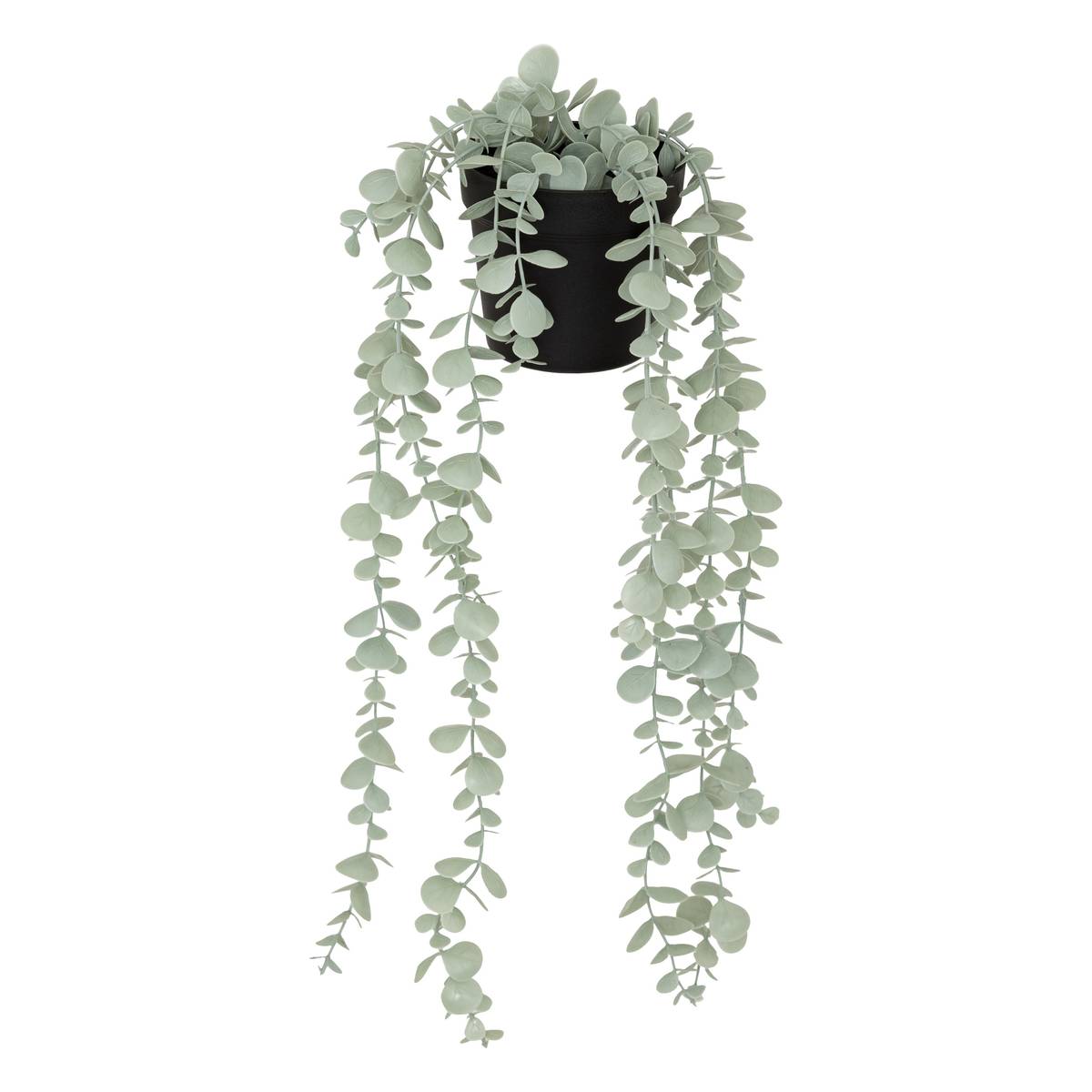 Eucalipto artificial en maceta "Merly" Verde, H. 51 cm Verde claro