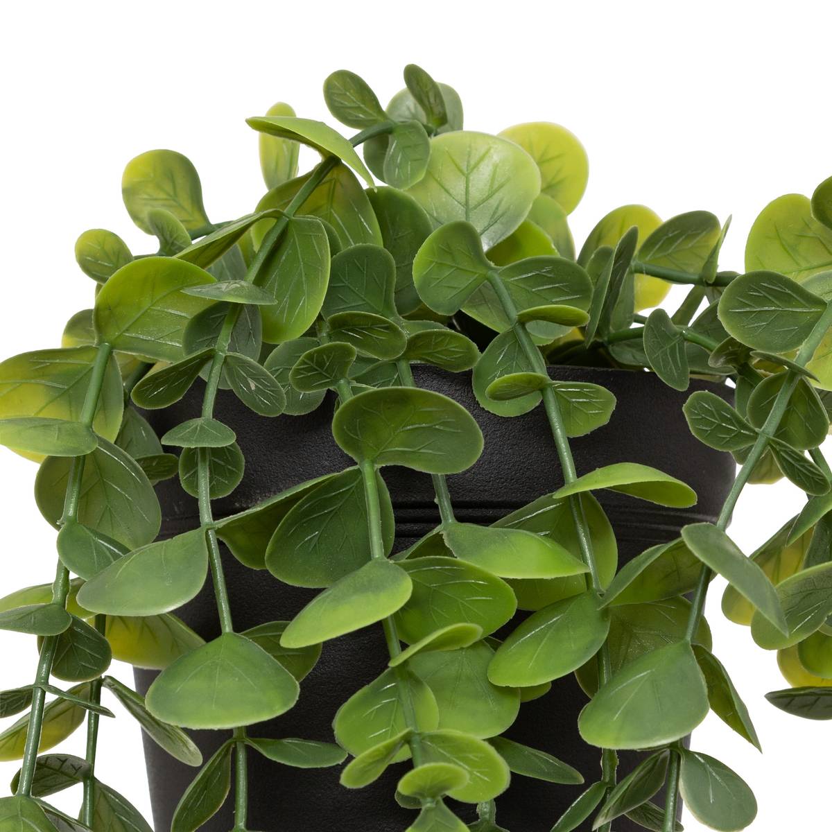 Eucalipto artificial en maceta "Merly" Verde, H. 51 cm Verde claro