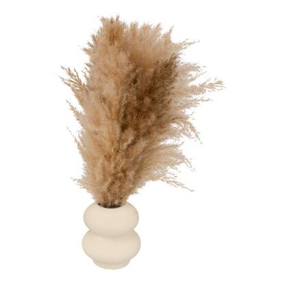 Arreglo floral con jarr&oacute;n "glen" jarr&oacute;n de cer&aacute;mica, blanco, h.42 cm