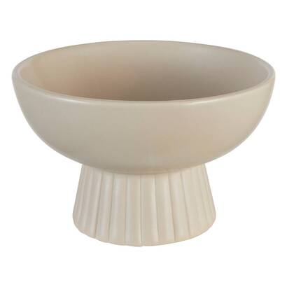 Cuenco "chaya" cer&aacute;mica, beige, d. 22 cm