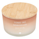 Vela perfumada "Tierra de Maravillas" Pétalos de Almizcle, 420g Ramo de lila