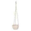 Maceta Colgante "Wild" Cerámica, Blanco, H.17 cm Blanco