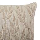 Coj&iacute;n jacquard "Lehto" Algod&oacute;n, Lino, 58x38 cm Beige lino