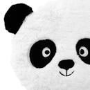 Cojín Panda "Nao" Negro y Blanco, D.27 cm Blanco y negro