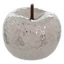 Decoración para colocar manzana "Pamela" Cerámica, Plata, H. 14 cm Plata