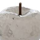 Decoración para colocar manzana "Pamela" Cerámica, Plata, H. 14 cm Plata