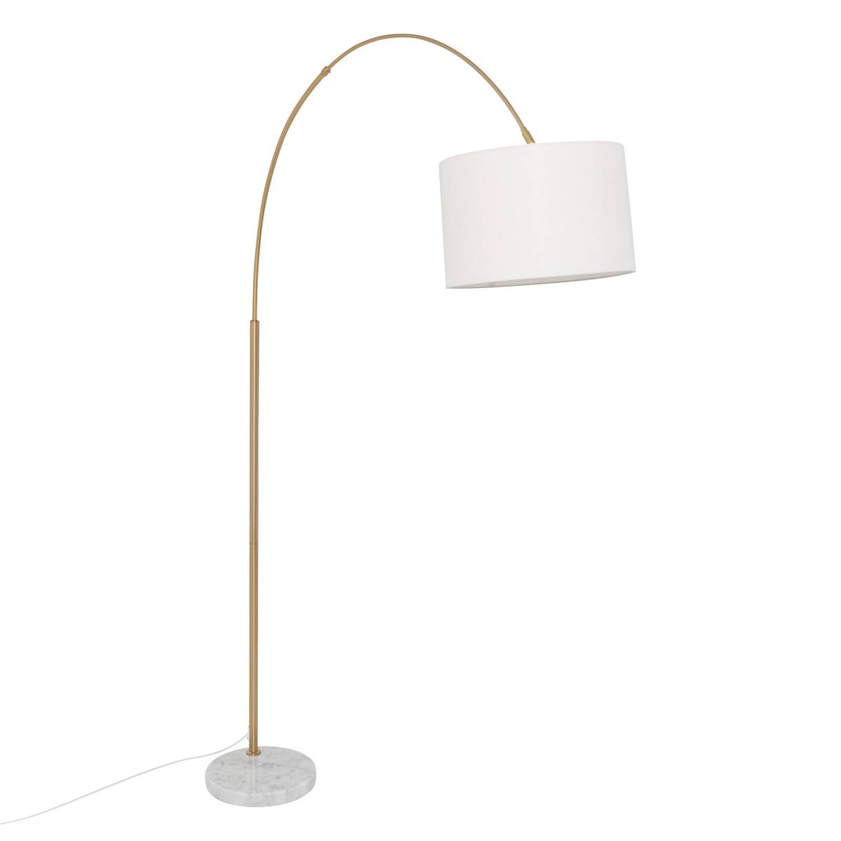 Lámpara de pie arco "Tilio" Dorado, H. 195 cm Oro