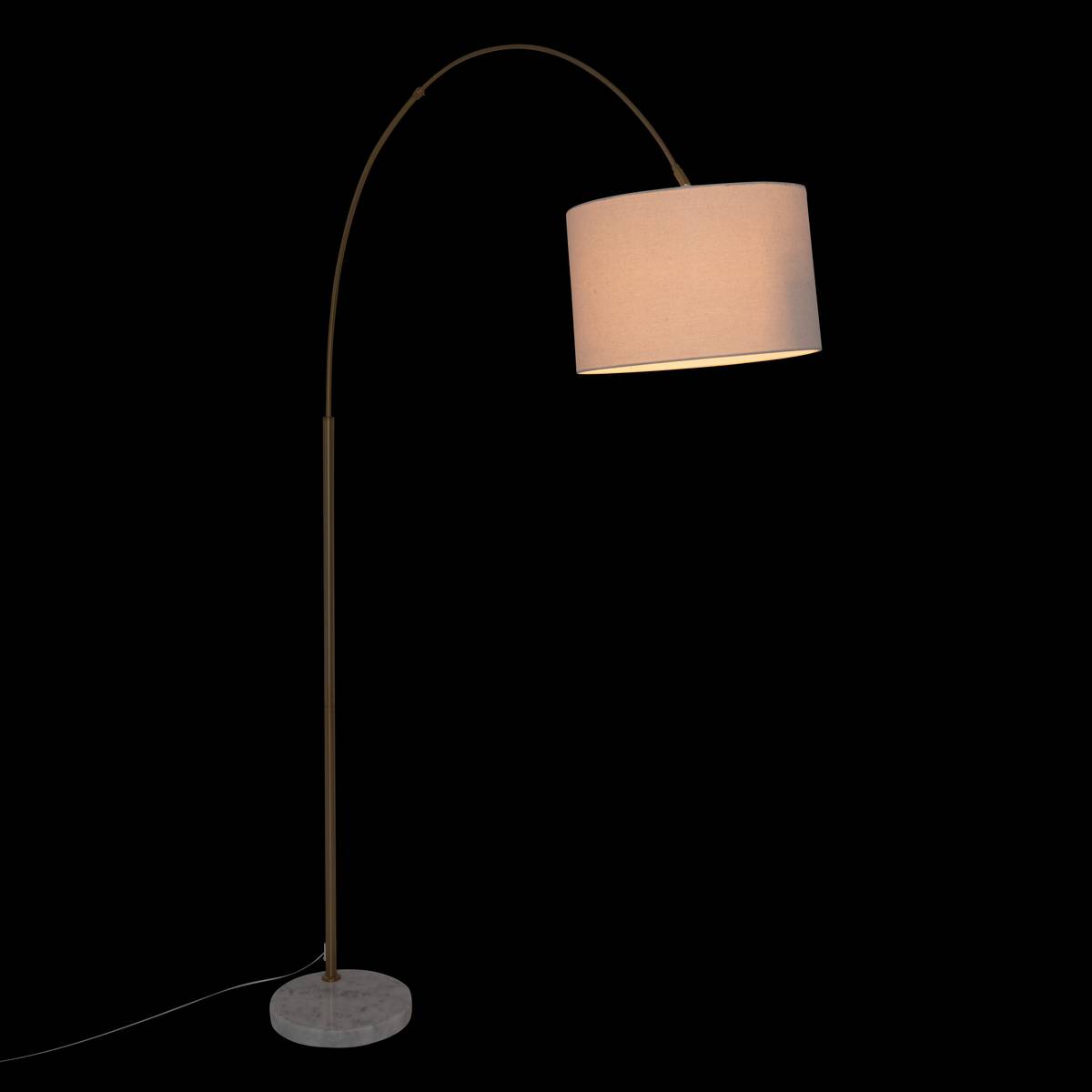 Lámpara de pie arco "Tilio" Dorado, H. 195 cm Oro