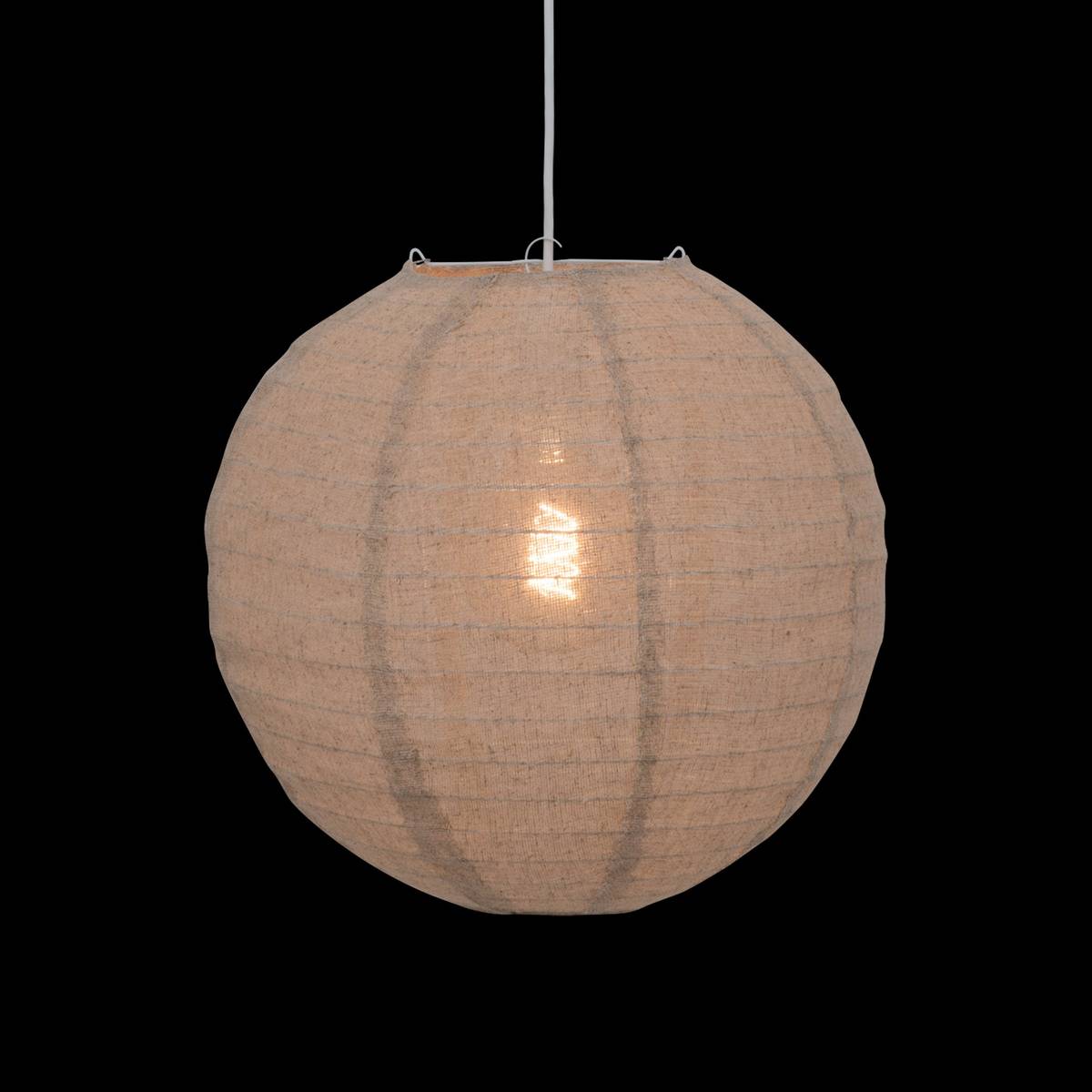 Linterna japonesa de bola "Jordy" Beige, Ø 35 cm Beige