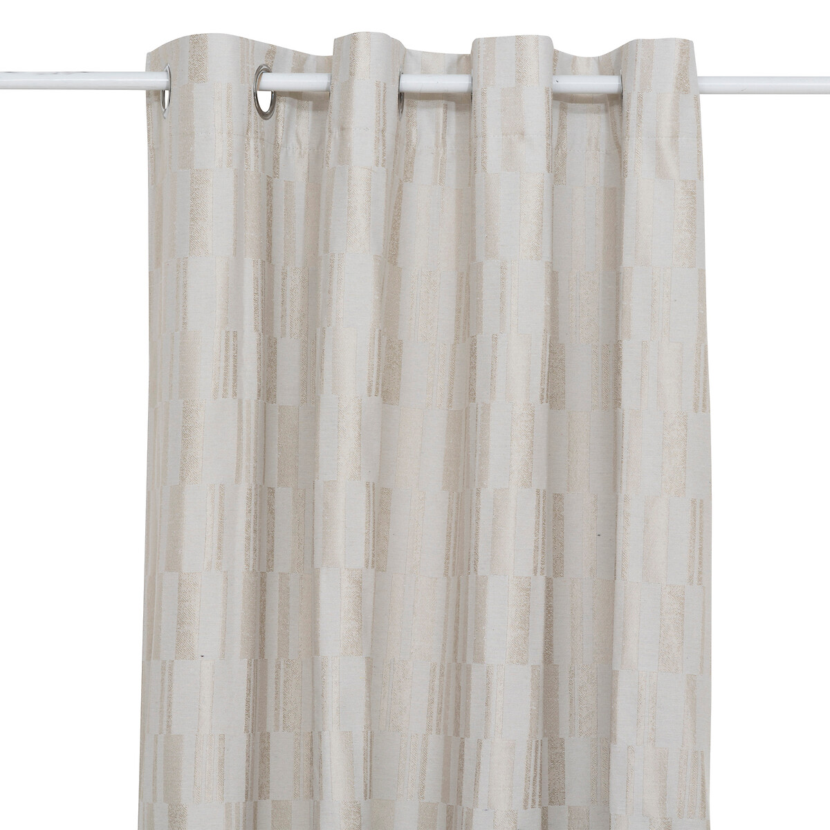 Cortina "Leyna" Jacquard, Lino, 140x260 cm Beige lino