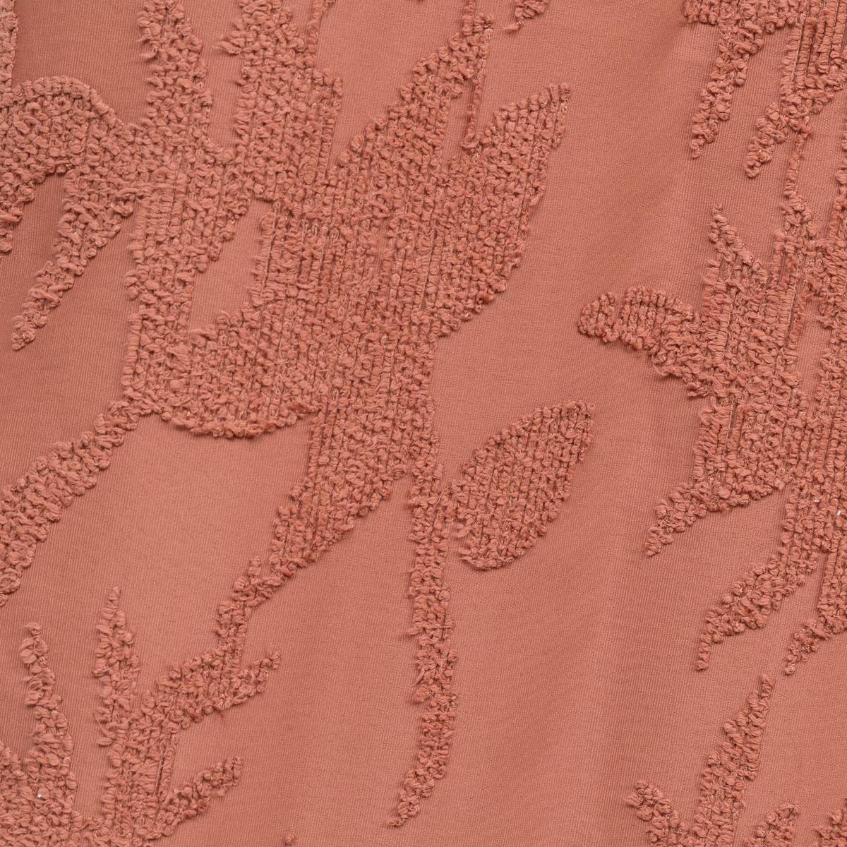 Cortina "Sauce" Jacquard, Terracota, 135x260 cm Rosa terracota