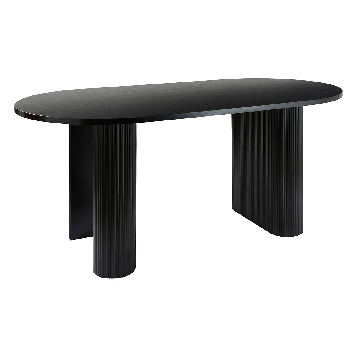 Mesa de comedor "Olova" Negro, 180x90x76 cm Negro