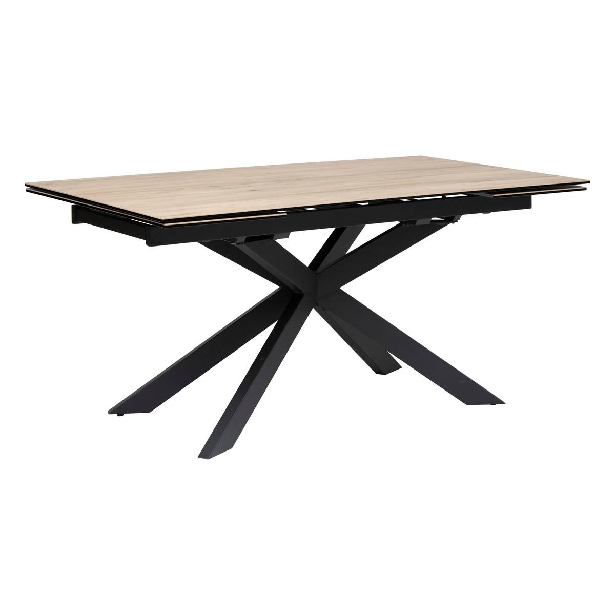 Mesa de comedor extensible "Boot" Beige, 160/240x90x76 cm Beige