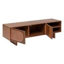 Mueble de TV 2 puertas "Nanda" Marrón, 147x45,5x40 cm Marrón