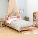 Juego de cama infantil de 2 piezas Hada "April" Algodón, Violeta, 140x200 cm Morado