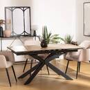 Mesa de comedor extensible "Boot" Beige, 160/240x90x76 cm Beige