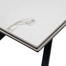 Mesa de comedor extensible "Boot" Blanco, 160/240x90x76 cm Blanco