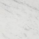 Mesa de centro "Nanda" M&aacute;rmol, Blanco, D.91,5 cm Blanco