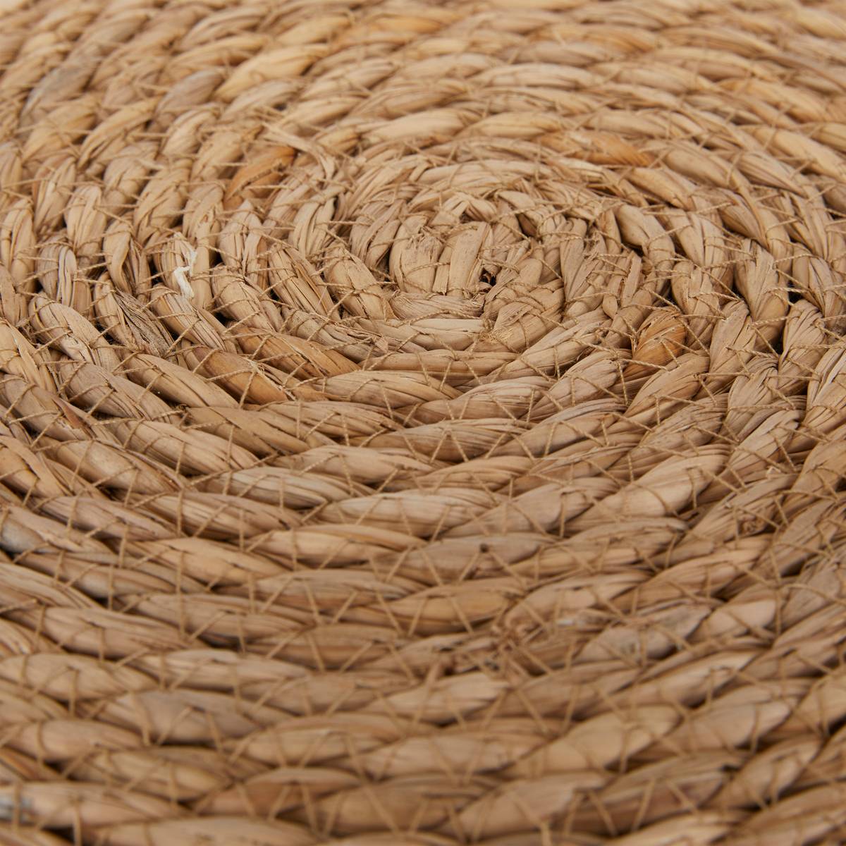 Taburete "Gimpo" Pino, Beige, D.30x40 cm Beige