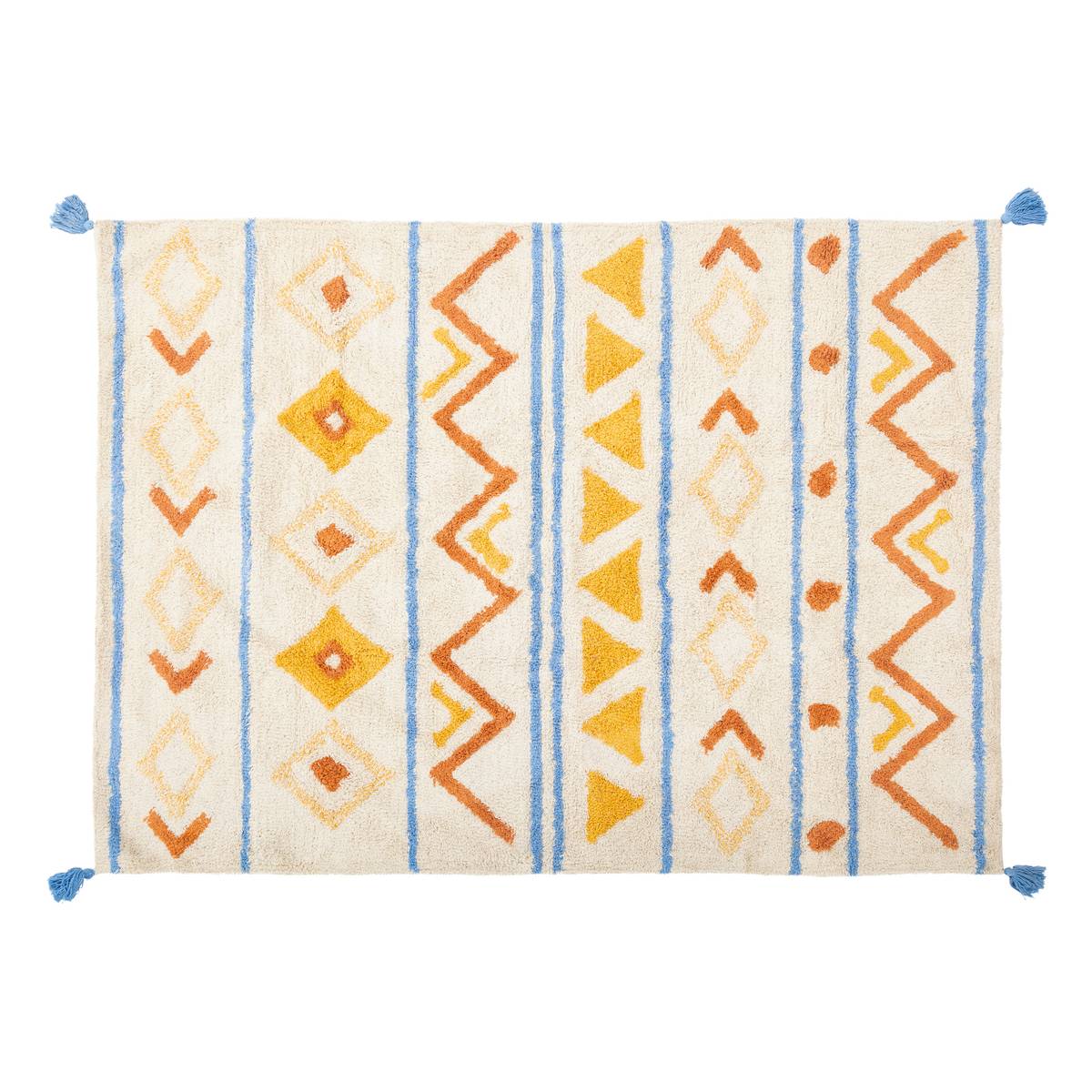 Alfombra "Anton" Algodón Tufted, Multicolor, 120x170 cm Multicolor