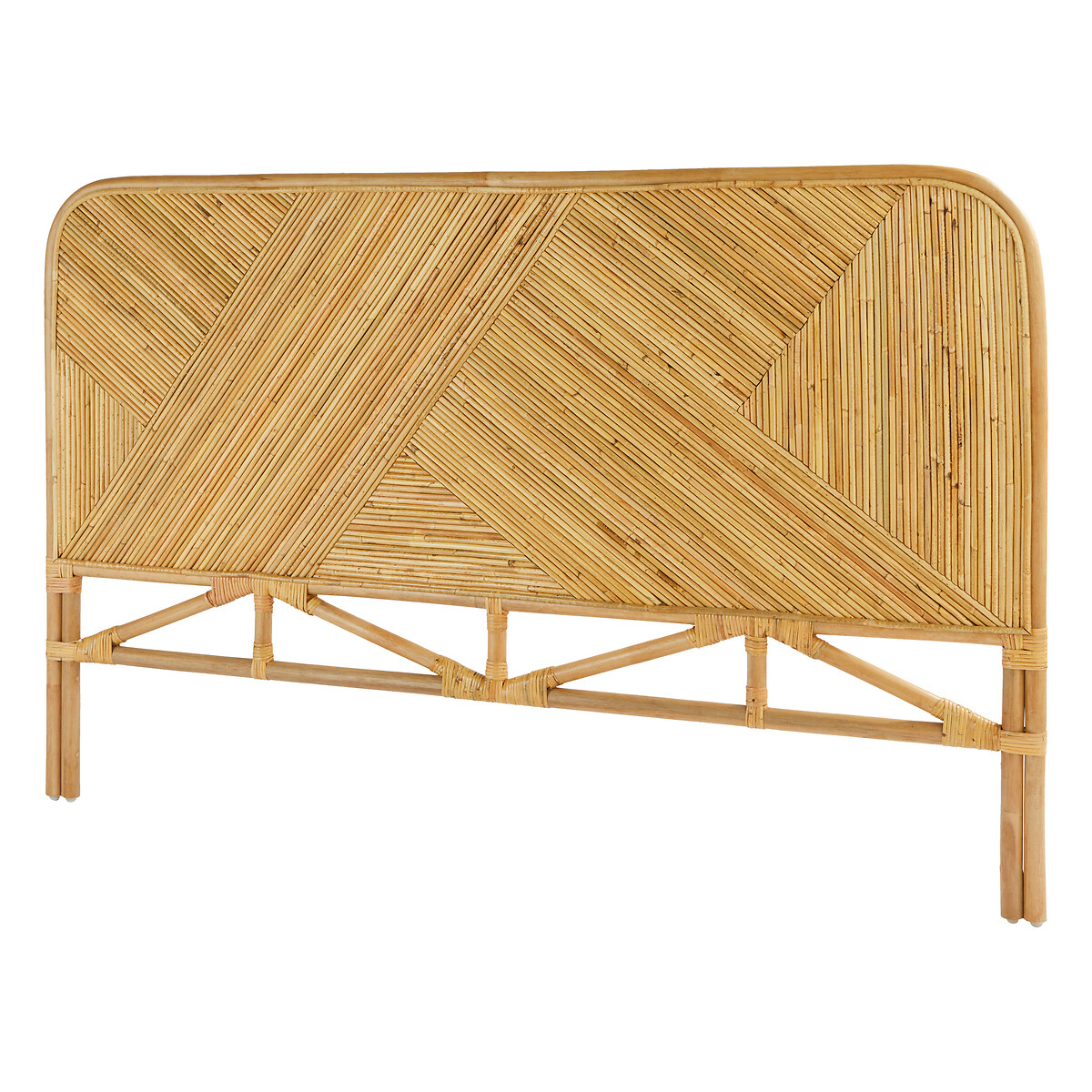 Cabecero "Tanae" Ratán, Beige, 160x105 cm Beige