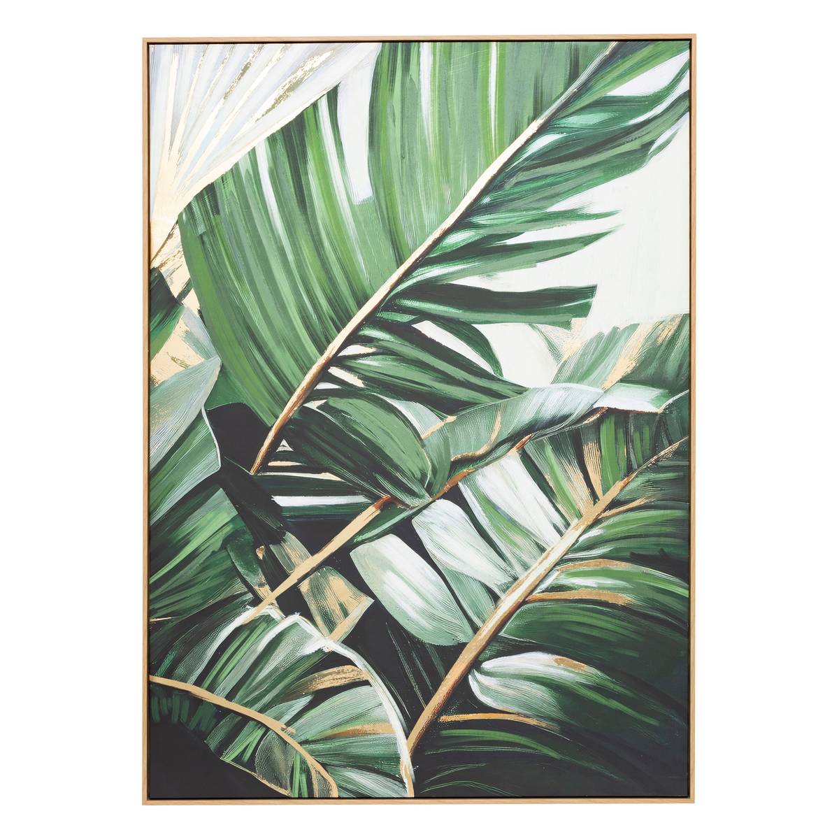 Lienzo pintado enmarcado "Tahina" Multicolor, 100x140 cm Multicolor