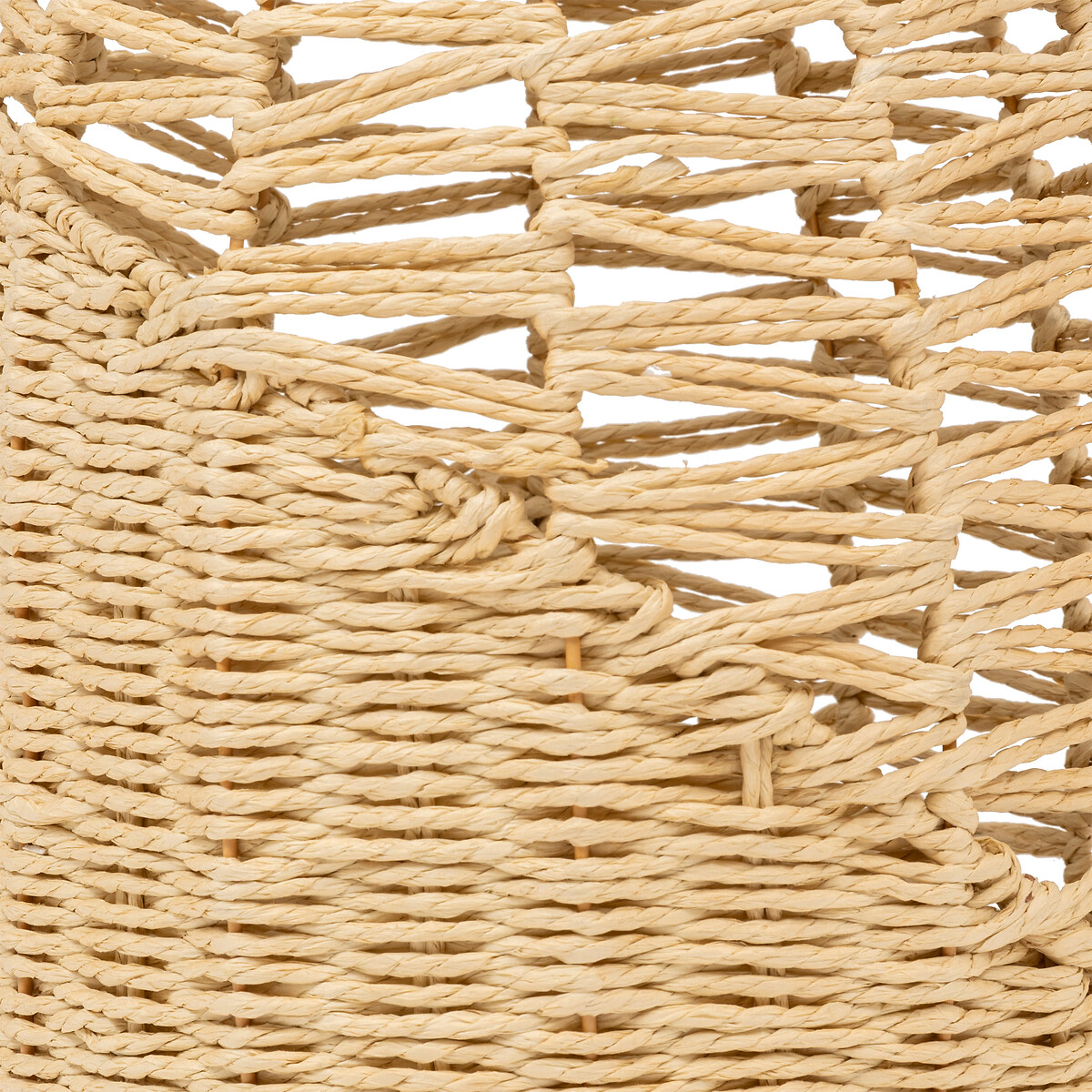 Jarr&oacute;n "Arcilla" Fibra vegetal, Beige, H.90 cm Beige