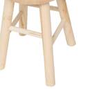 Taburete "Nyar" Paulownia, Beige, D.28x41 cm Beige