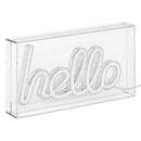 Neón LED para colocar "Hello" Azul, L. 23 cm Azul