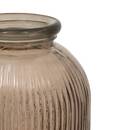Jarrón "Luz" Vidrio reciclado, Marrón, H. 72 cm Marrón