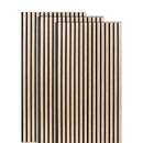 Panel decorativo de listones de madera "Colva" Efecto roble claro, fondo negro, 120x60 cm Efecto roble claro / Fondo negro