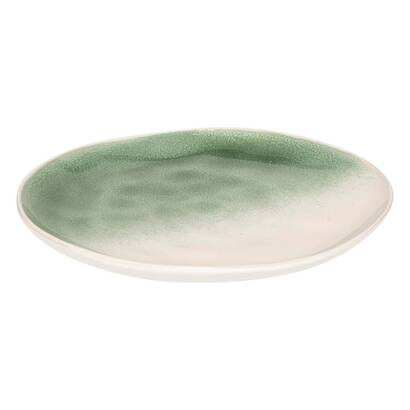 Lote de 6 platos de postre "mala" cer&aacute;mica, d.20 cm