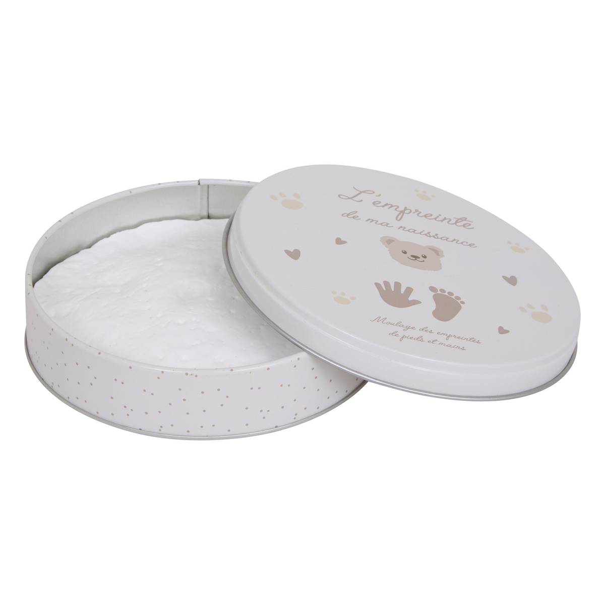 Juego de huellas con peluche "Aniel" Beige Rosa