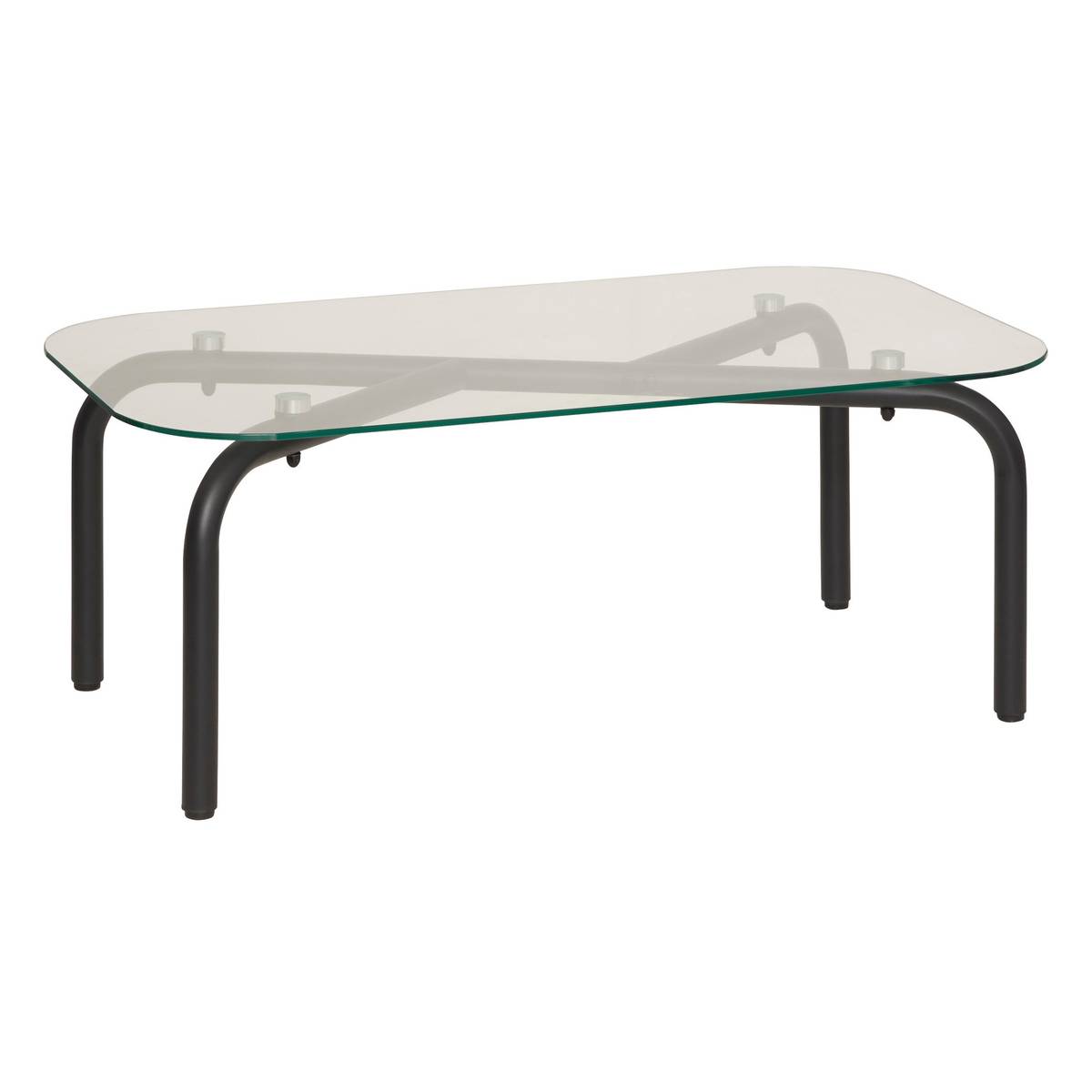 Mesa de centro "Hecate" Negro, 110x60 cm Negro