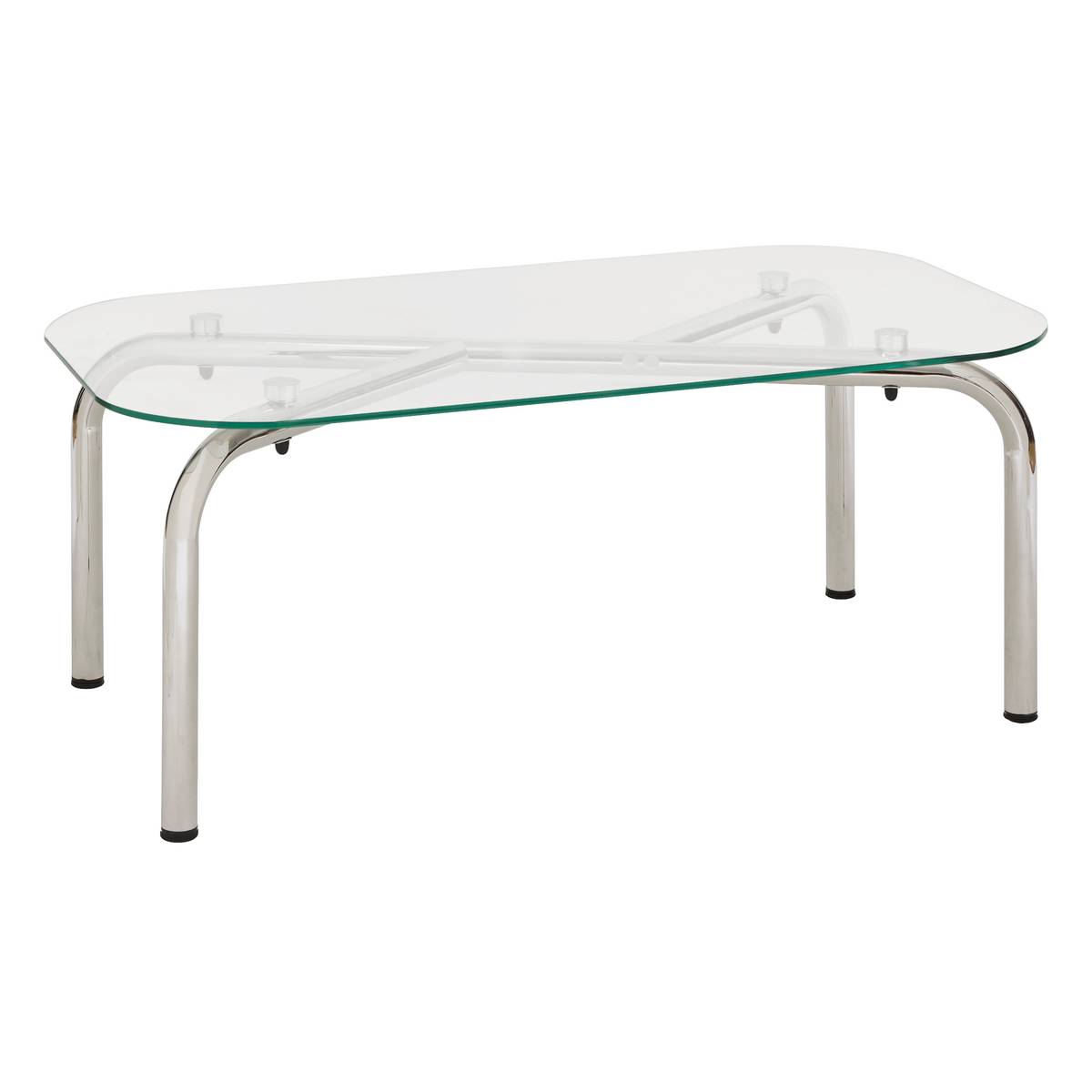 Mesa de centro "Hecate" Plata, 110x60 cm Plata