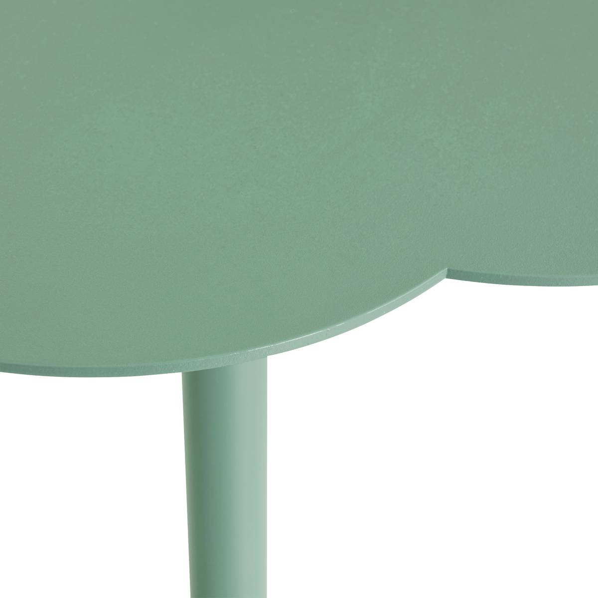 Mesa auxiliar "Fiora" Verde Oliva, 43x43 cm Verde