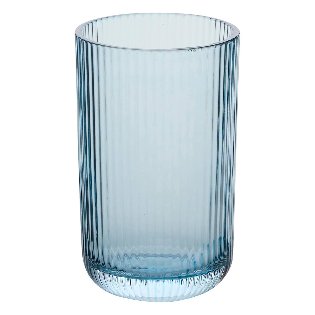 Lote de 6 vasos altos Ema Vidrio, Azul Azul