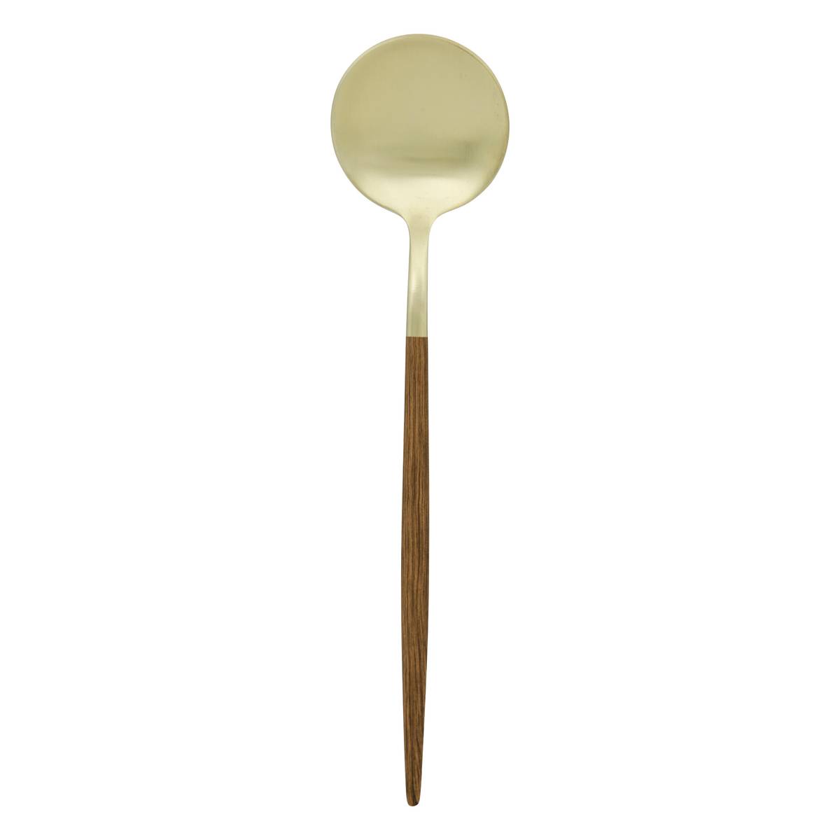Cubertería de 24 piezas "Ida" Acero inoxidable, Marrón Marrón